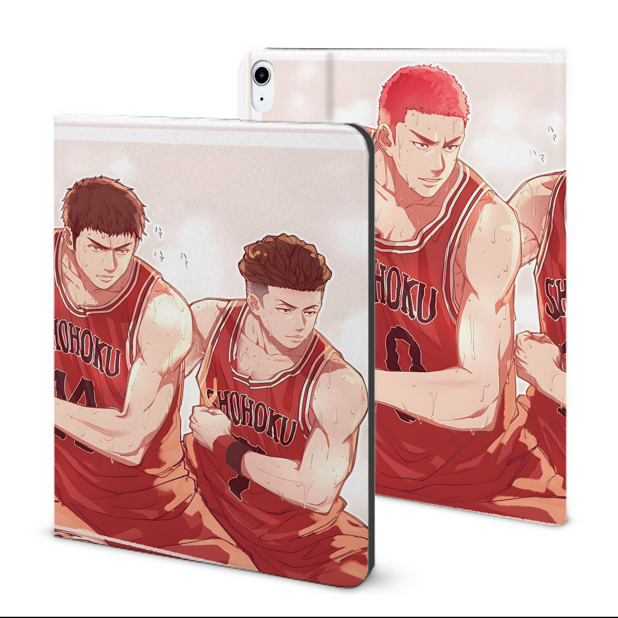 （画像用） SLAM DUNK／スラムダンク IPad ケース ブック型 PUレザー TPU 耐衝撃 軽量 薄型 ペン収納なし 全面保護 IPad 各モデル対応